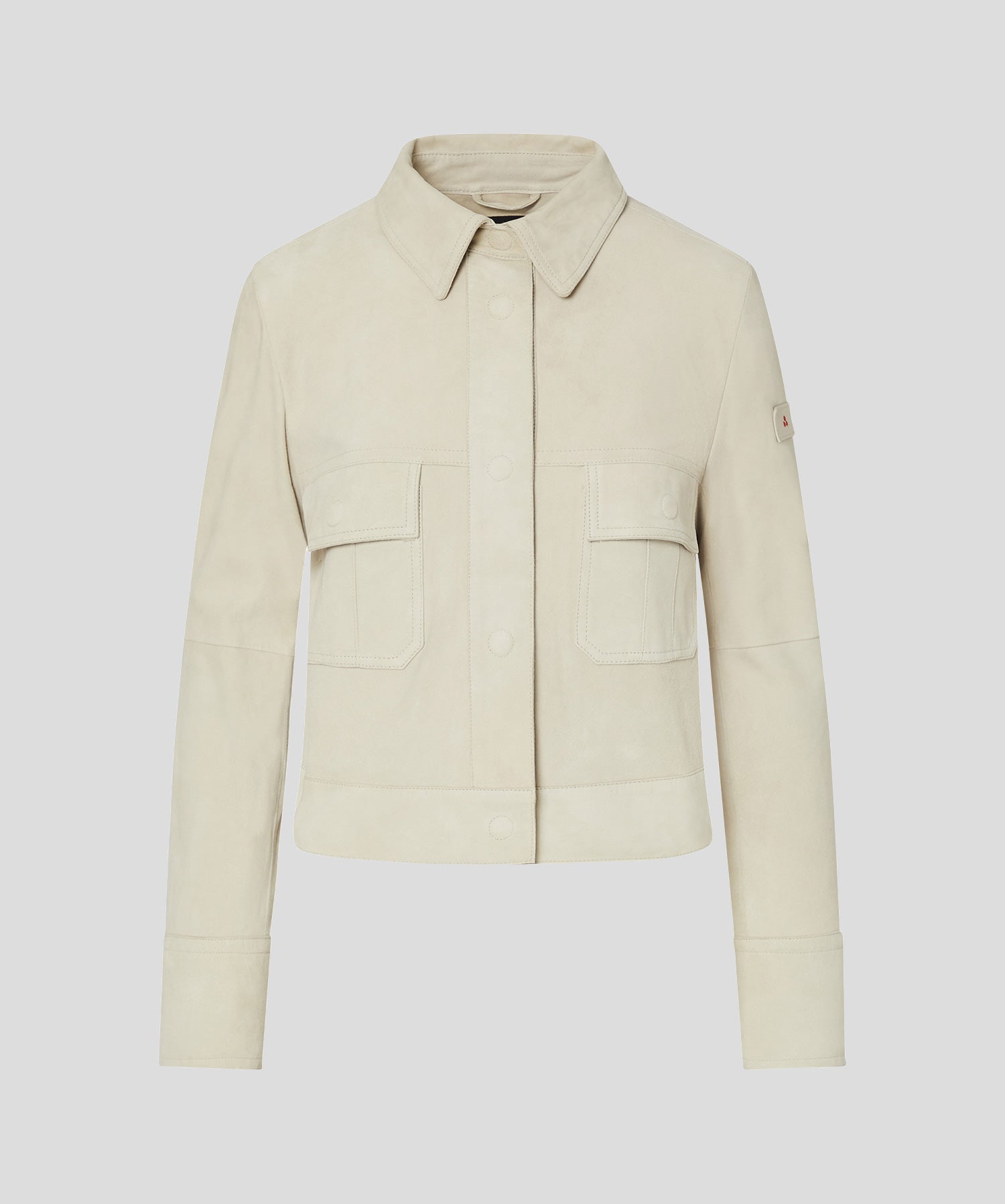 Giubbotto in suede PED5567 99012407 729 PEUTEREY Ivory 