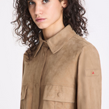 Giubbotto in suede PED5567 99012407 794 PEUTEREY Beige 