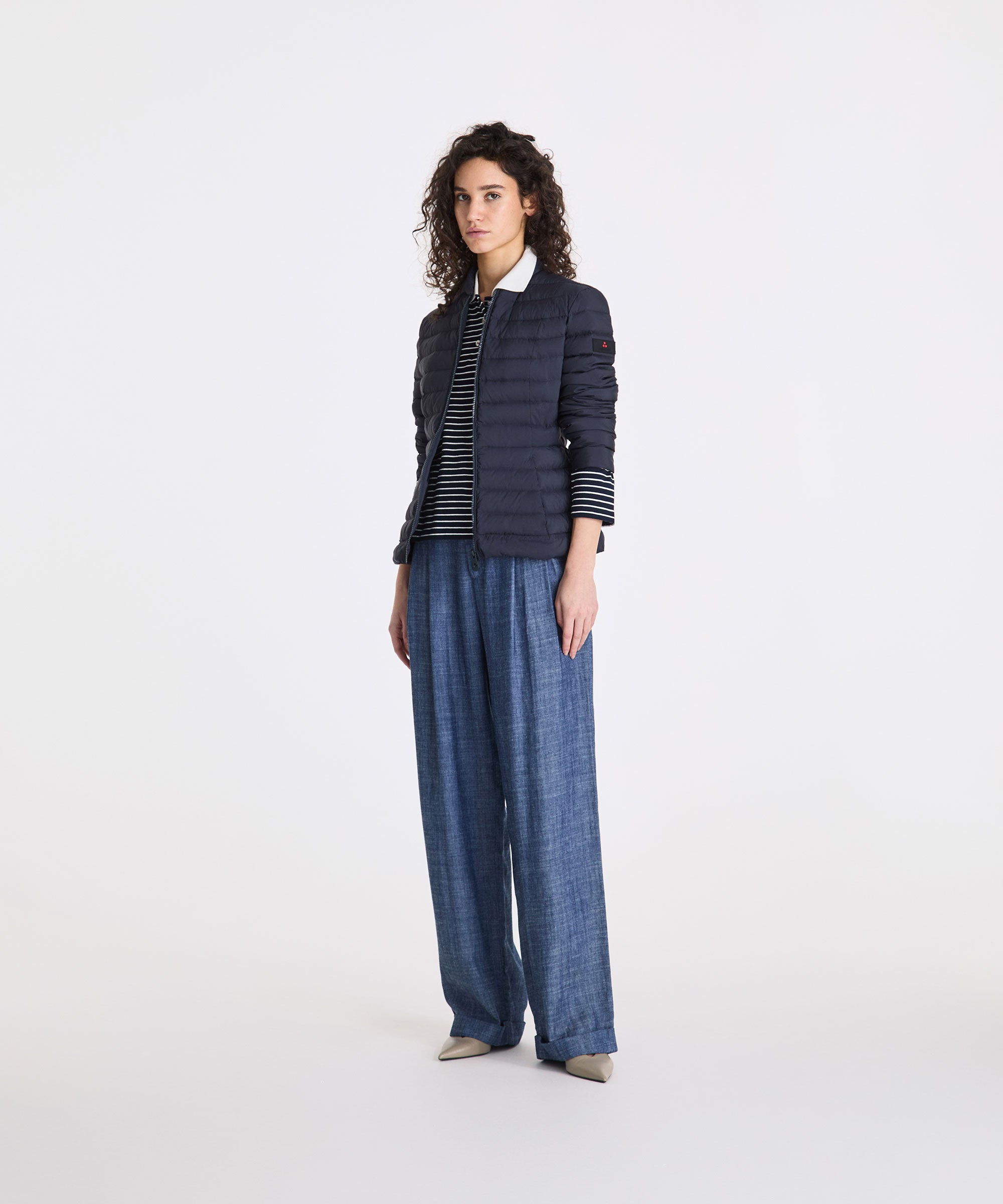 Piumino superleggero PED5614 01182030 215 PEUTEREY Blu 