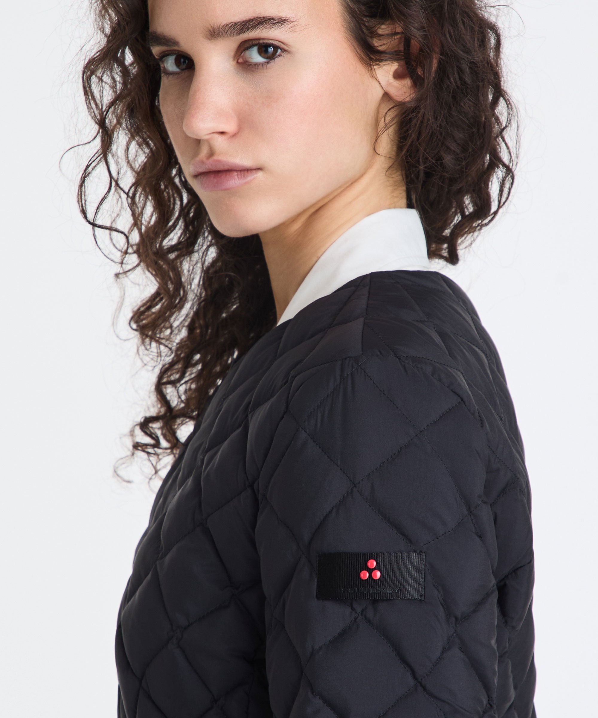 Piumino super leggero con trapunta a rombi PED5617 01182030 NER PEUTEREY Nero 