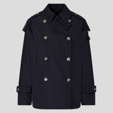 Peacoat in tessuto tecnico PED5622 01182029 215 PEUTEREY Blue 