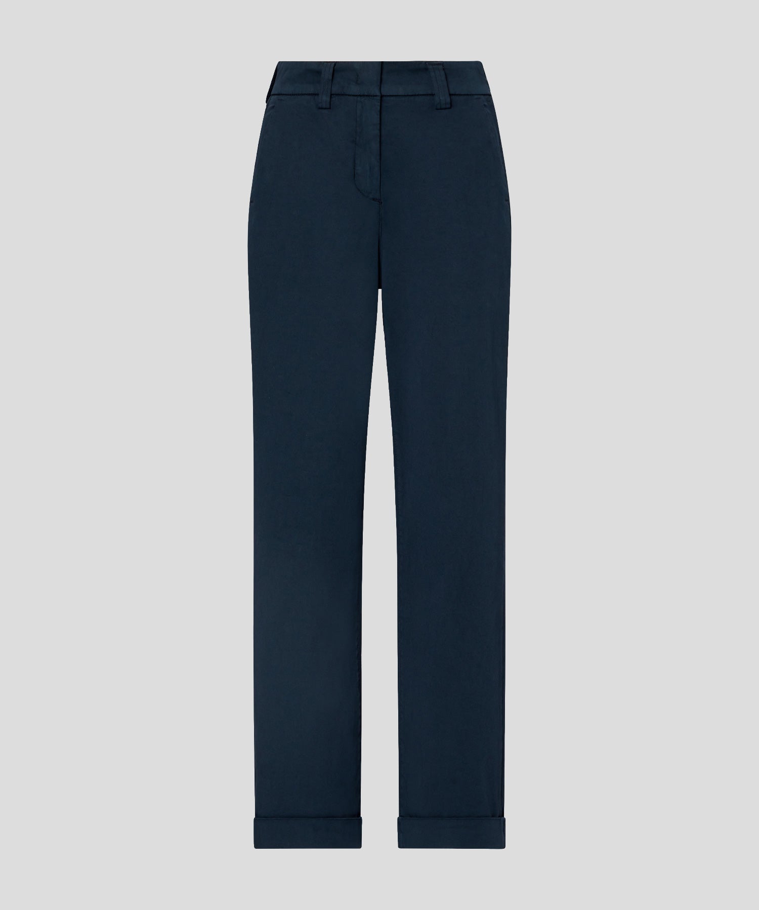 Pantaloni in gabardina di cotone stretch PED5655 99012427 215 PEUTEREY Blue 