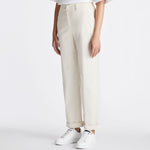Pantaloni in gabardina di cotone stretch PED5655 99012427 729 PEUTEREY Pergamena 