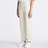 Pantaloni in gabardina di cotone stretch PED5655 99012427 729 PEUTEREY Pergamena 
