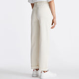 Pantaloni in gabardina di cotone stretch PED5655 99012427 729 PEUTEREY Pergamena 
