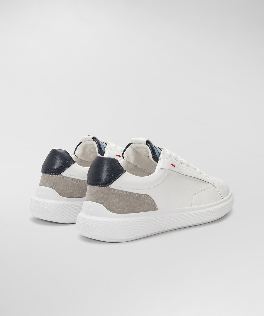 Sneaker in pelle e gomma PEU5522 99011309 215 PEUTEREY White/blue 