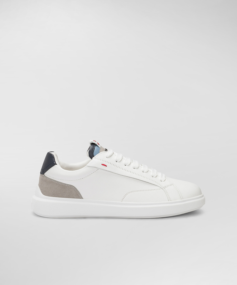 Sneaker in pelle e gomma PEU5522 99011309 215 PEUTEREY White/blue 