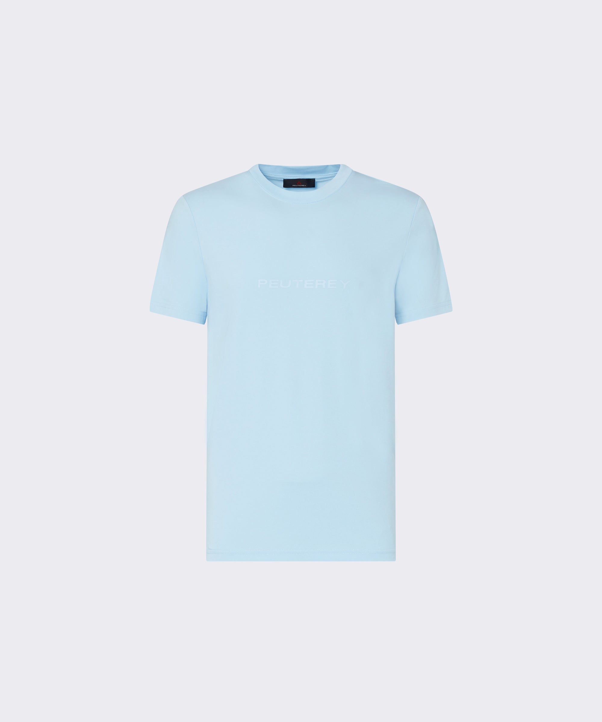 T-shirt con scritta termonastrata PEU5796 99012247 290 PEUTEREY Porto azzurro 