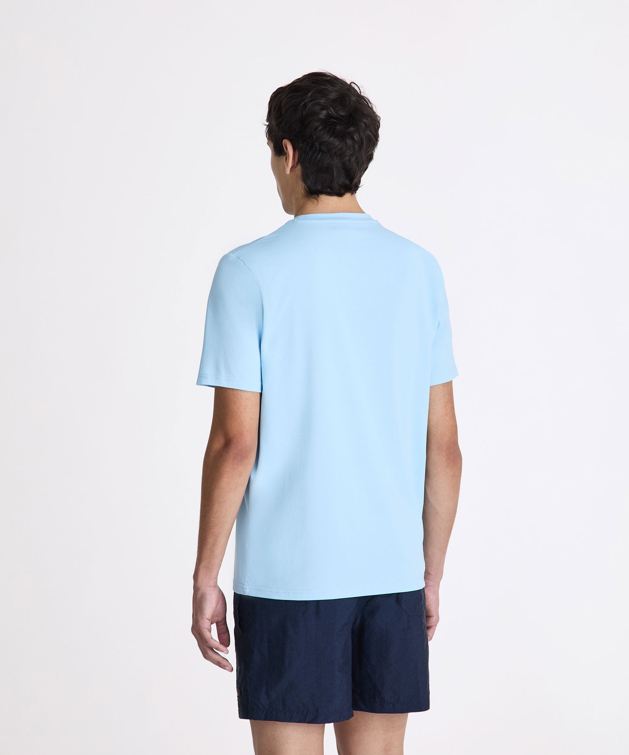 T-shirt con scritta termonastrata PEU5796 99012247 290 PEUTEREY Porto azzurro 