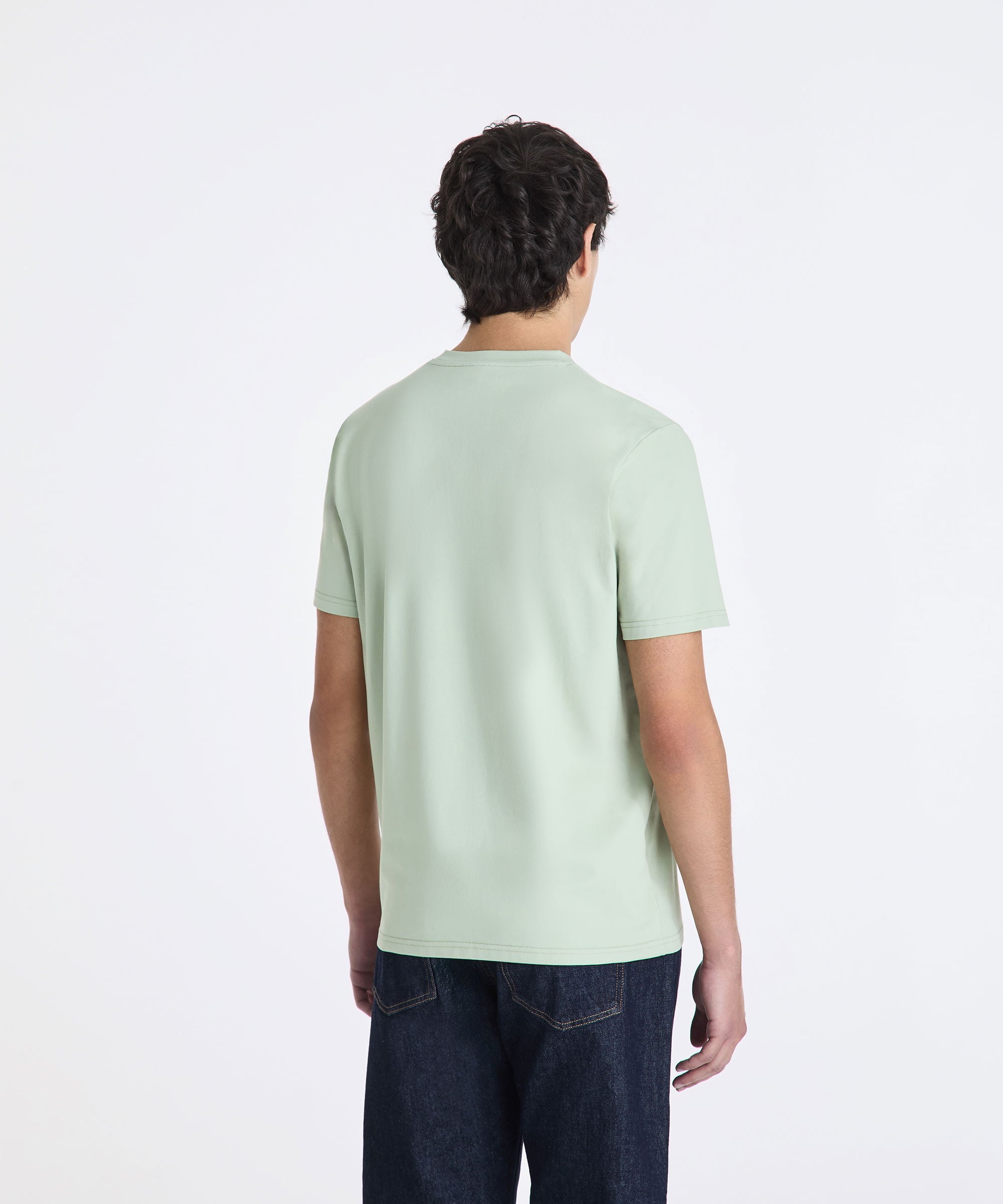 T-shirt con scritta termonastrata PEU5796 99012247 651 PEUTEREY Lattuga 