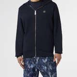 Felpa con cappuccio e zip MJB3928 PTE180N 24 PHILIPP PLEIN Navy 