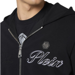 Felpa con cappuccio e zip MJB3953 PTE180N 02 PHILIPP PLEIN Black 