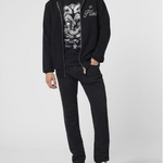 Felpa con cappuccio e zip MJB3953 PTE180N 02 PHILIPP PLEIN Black 