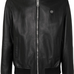 Bomber in nappa MLB1593 PLE010N 02 PHILIPP PLEIN Black 