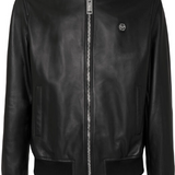 Bomber in nappa MLB1593 PLE010N 02 PHILIPP PLEIN Black 