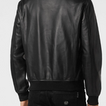 Bomber in nappa MLB1593 PLE010N 02 PHILIPP PLEIN Black 