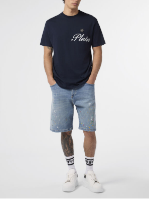 T-Shirt manica corta MTK8880 PJY002N 24 PHILIPP PLEIN Navy 