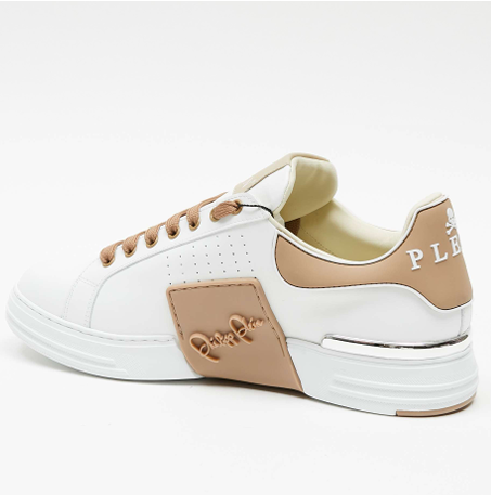 Sneaker in pelle e gomma USC0904 PLE005N 06 PHILIPP PLEIN Beige 