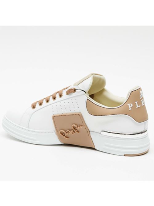Sneaker in pelle e gomma USC0904 PLE005N 06 PHILIPP PLEIN Beige 