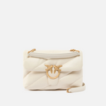 Borsa in pelle 100038A0F2 Z14Q PINKO Bianco seta-antique gold 