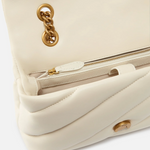 Borsa in pelle 100038A0F2 Z14Q PINKO Bianco seta-antique gold 