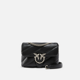 Borsa piccola a tracolla 100039A0F2 Z99O PINKO Nero -old silver 