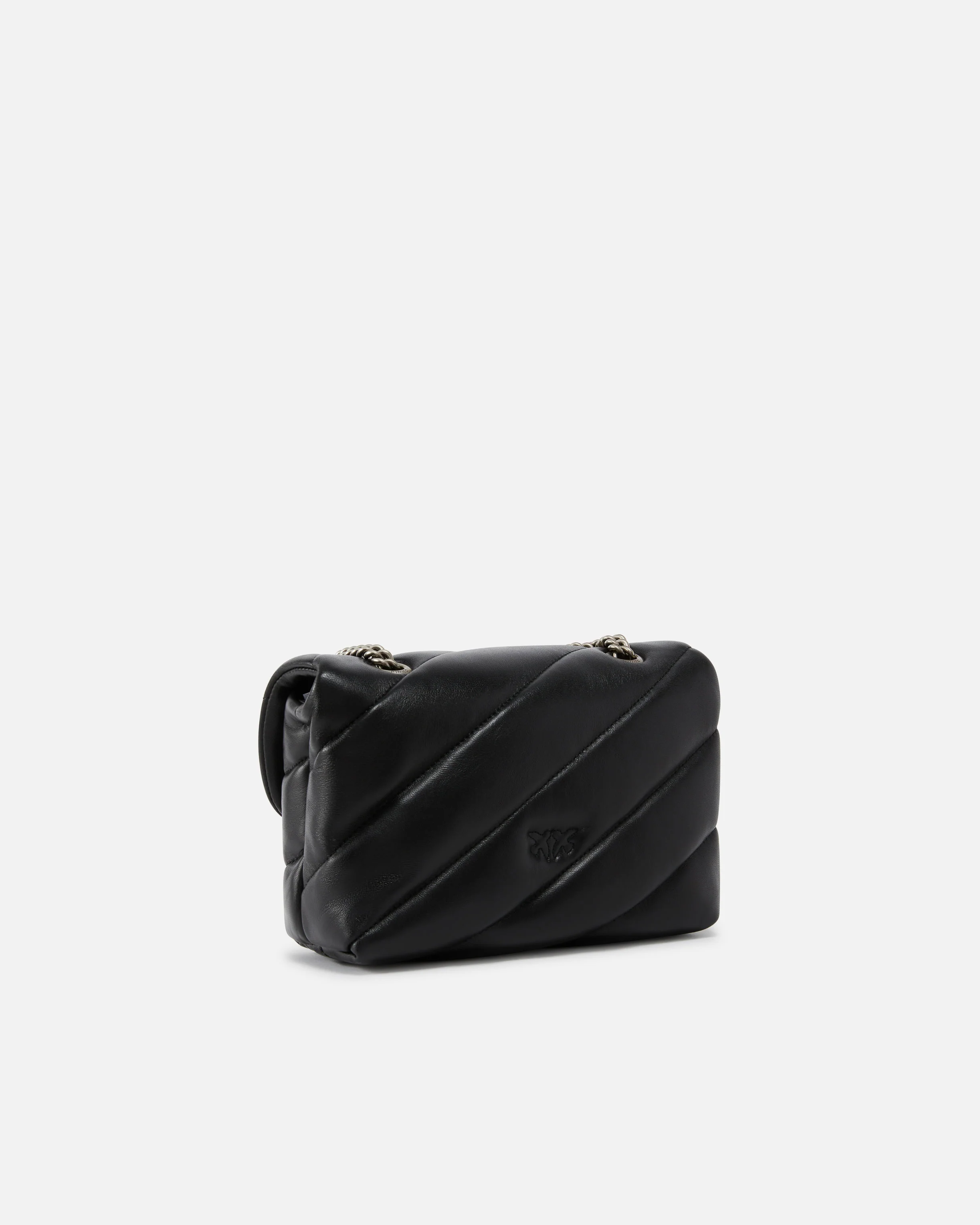 Borsa piccola a tracolla 100039A0F2 Z99O PINKO Nero -old silver 
