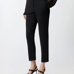 Pantaloni a gamba dritta<BR/> 100155A36R Z99 PINKO Black 