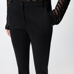 Pantaloni a gamba dritta<BR/> 100155A36R Z99 PINKO Black 