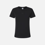 T-shirt maniche corte logo ricamato 100355A2HN Z99 PINKO Nero 