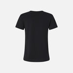 T-shirt maniche corte logo ricamato 100355A2HN Z99 PINKO Nero 