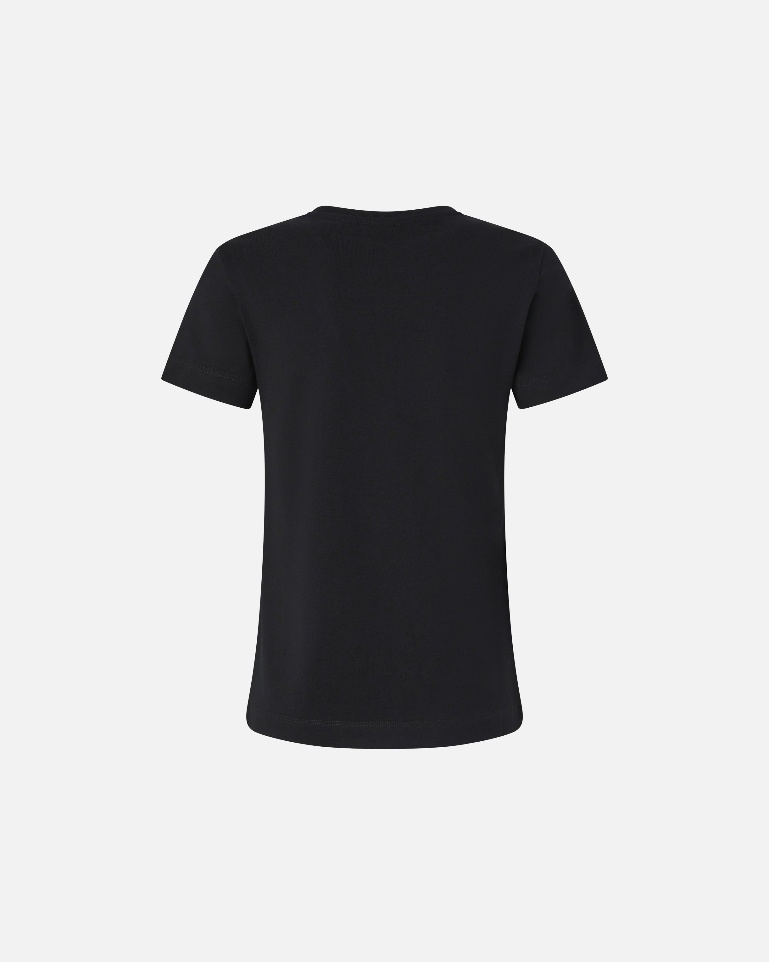 T-shirt maniche corte logo ricamato 100355A2HN Z99 PINKO Nero 