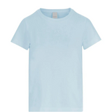T-Shirt con logo 100355A339 E87 PINKO Azzurro arona 