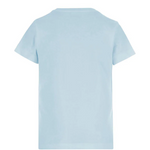 T-Shirt con logo 100355A339 E87 PINKO Azzurro arona 