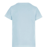 T-Shirt con logo 100355A339 E87 PINKO Azzurro arona 
