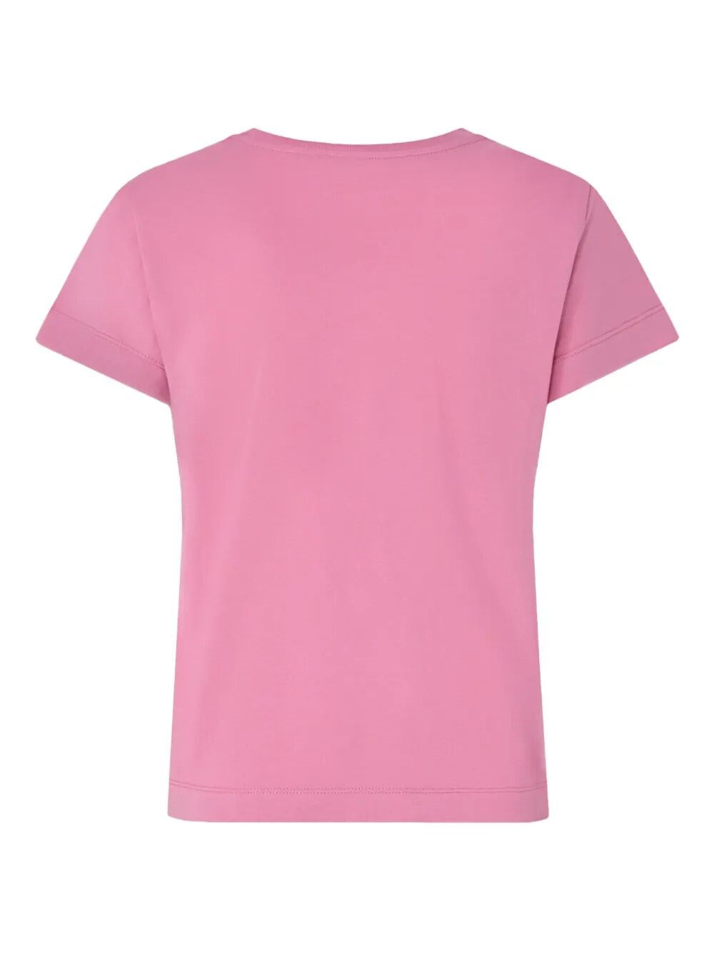 T-Shirt manica corta 100373A34F Q48 PINKO Rosa-di maggio 