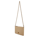 Borsa in pelle 100455A0F1 C50Q PINKO Beige-grigio fumo-antique 