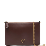 Borsa in pelle 100455A0F1 R49Q PINKO Burgundy wine antigue gold 
