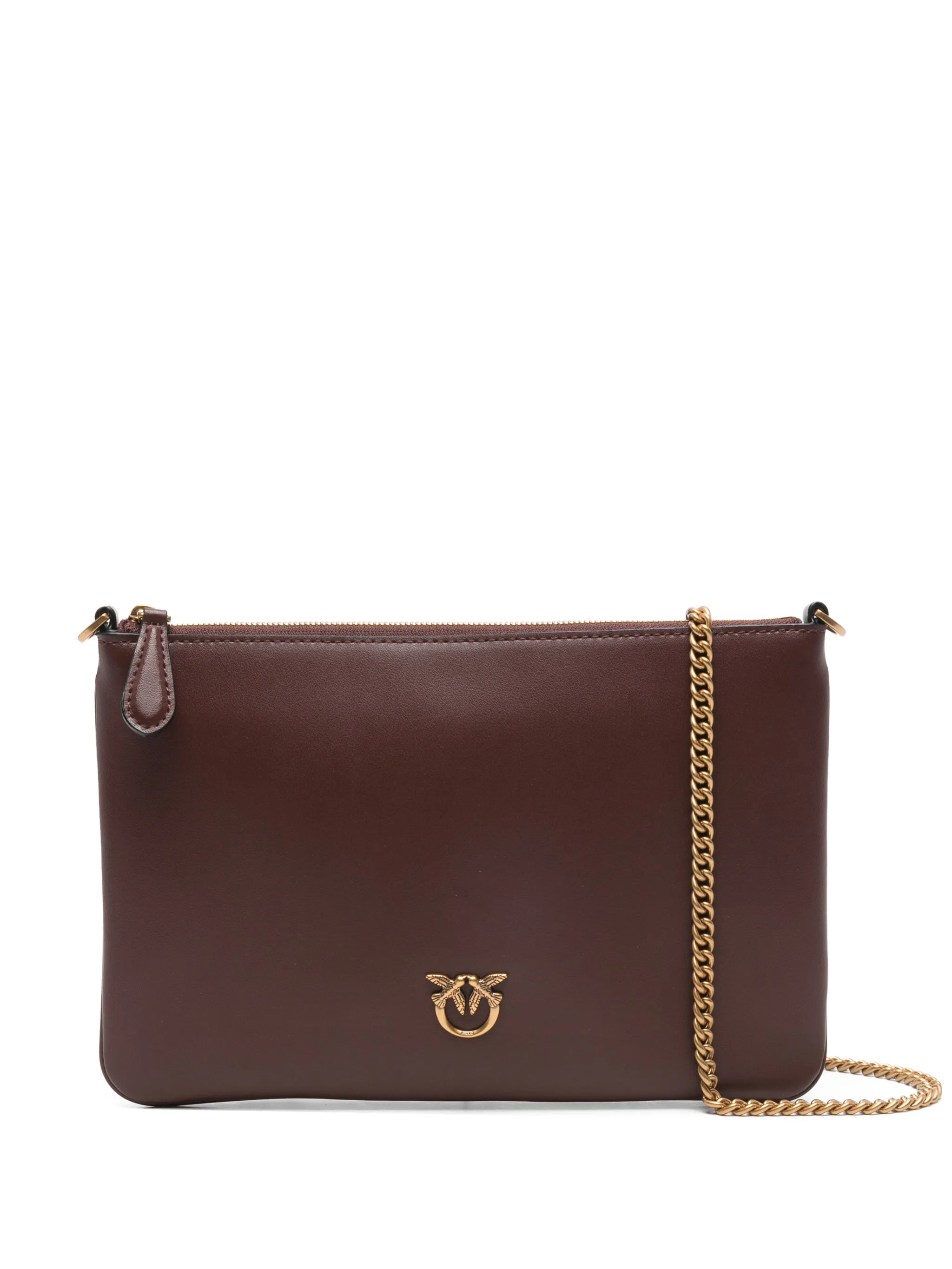 Borsa in pelle 100455A0F1 R49Q PINKO Burgundy wine antigue gold 