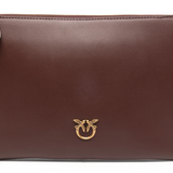 Borsa in pelle 100455A0F1 R49Q PINKO Burgundy wine antigue gold 