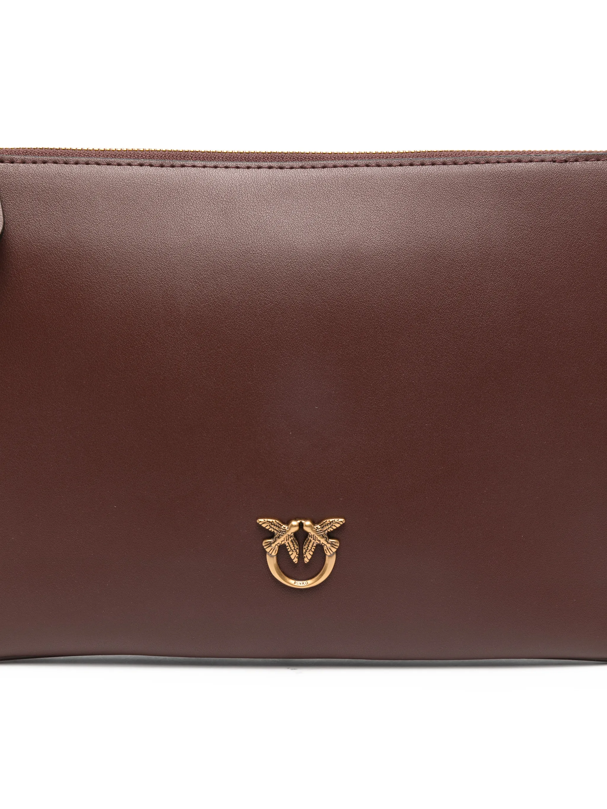 Borsa in pelle 100455A0F1 R49Q PINKO Burgundy wine antigue gold 