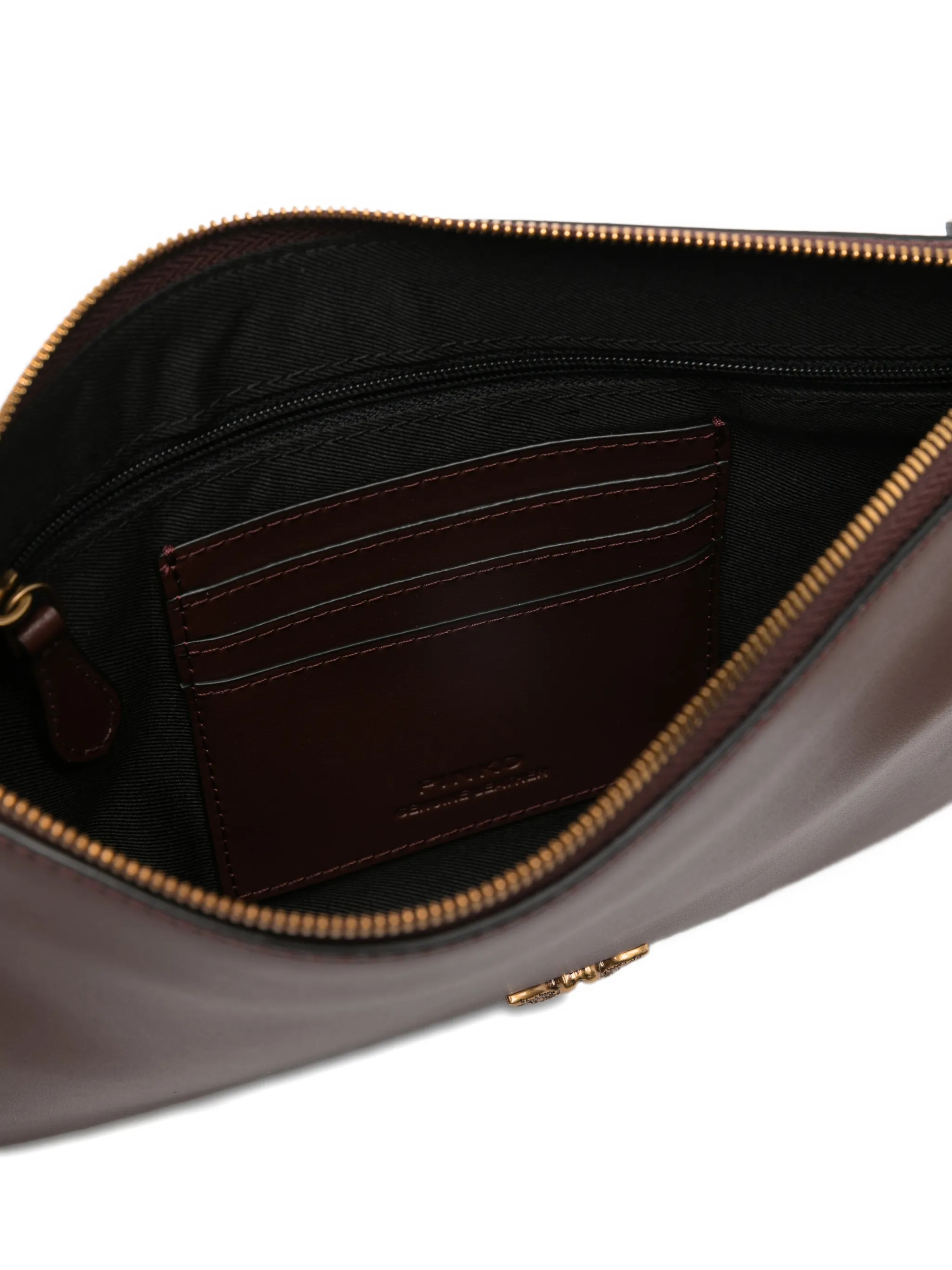 Borsa in pelle 100455A0F1 R49Q PINKO Burgundy wine antigue gold 