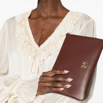 Borsa in pelle 100455A0F1 R49Q PINKO Burgundy wine antigue gold 