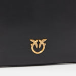 Borsa in pelle 100455A0F1 Z99Q PINKO Nero-antique gold 