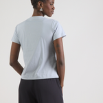 T-Shirt manica corta 100535A33F E87 PINKO Azzurro arona 