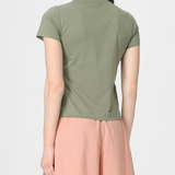 T-Shirt manica corta 100535A33F U84 PINKO Verde vertiver 
