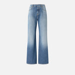 Jeans wide leg con scoloriture 101733A323 PJO PINKO Medio chiaro 