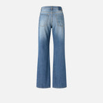 Jeans wide leg con scoloriture 101733A323 PJO PINKO Medio chiaro 
