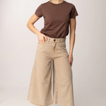 Bermuda in tela denim 104646A2H6 C88 PINKO Beige-macrocistide 
