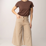 Bermuda in tela denim 104646A2H6 C88 PINKO Beige-macrocistide 